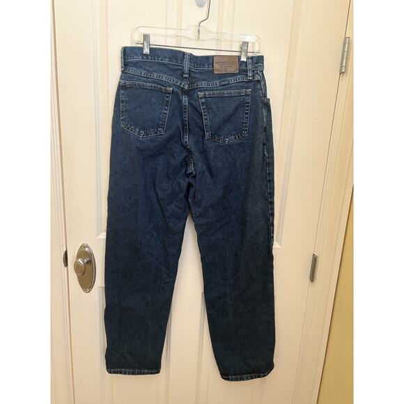 Wrangler Blues Jeans Womens 10 10x32 Blue Relaxed Fit Tapered Leg USA WB101AD - Picture 5 of 5